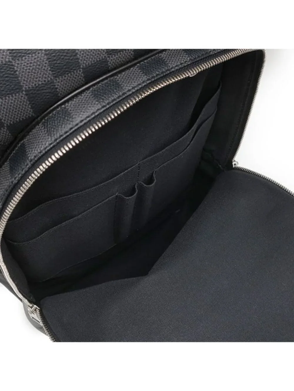 Louis Vuitton Backpack Michael Damier Graphite Canvas Silver Black Gray